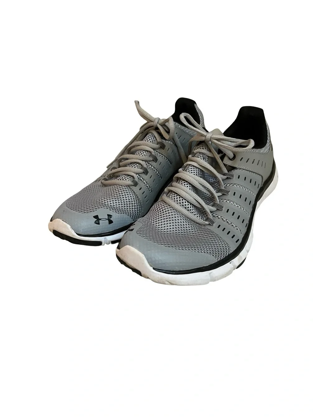 Under Armour Micro G Gray Running Shoes Men’s Athletic Training Sneakers